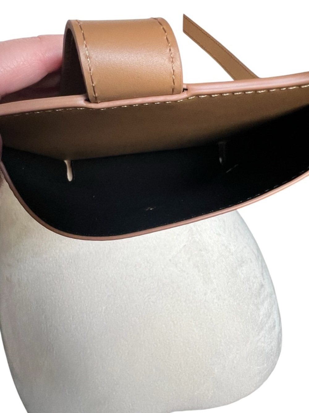 Bandolier Parker Phone Crossbody Bag in Fawn and Gold - Picture 9 of 12